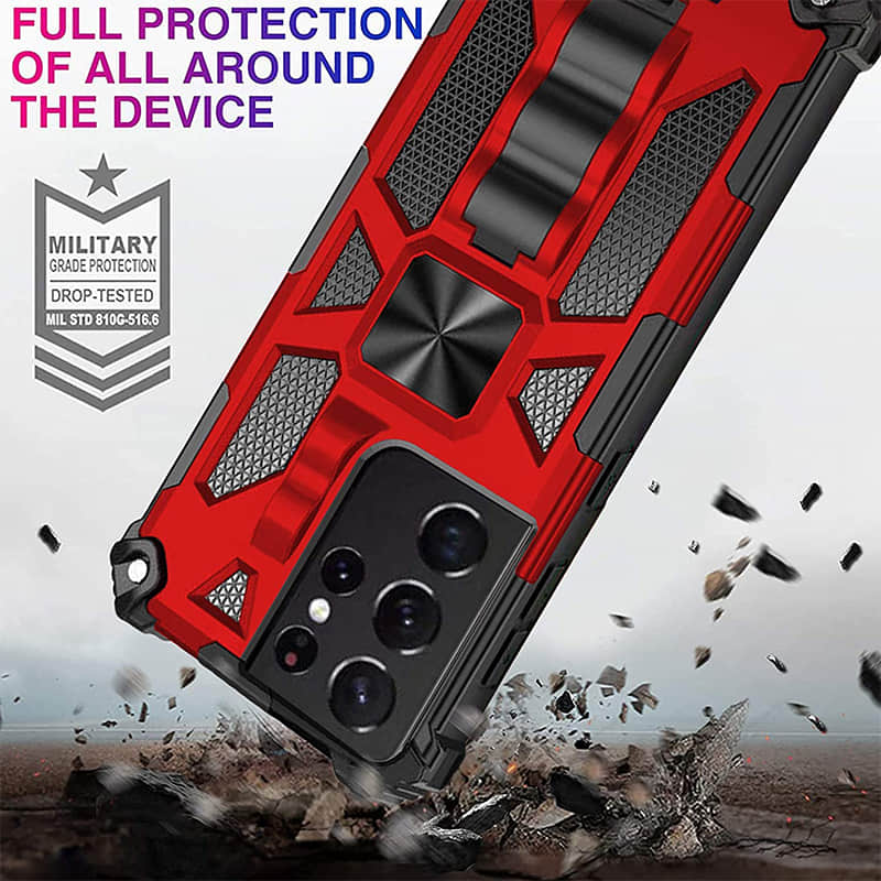 Casekis 2021 New Luxury Armor Shockproof With Kickstand For Samsung S21 Ultra - Casekis