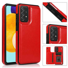 Lade das Bild in den Galerie-Viewer, Casekis Cardholder Leather Wallet Phone Case For Galaxy A52 4G/5G