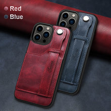 Load image into Gallery viewer, Casekis Wristband Stand Phone Case Red