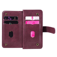 Load image into Gallery viewer, Casekis Large Capacity Cardholder Phone Case Red