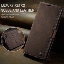 Load image into Gallery viewer, Casekis Retro Wallet Case For Galaxy S22 Ultra 5G