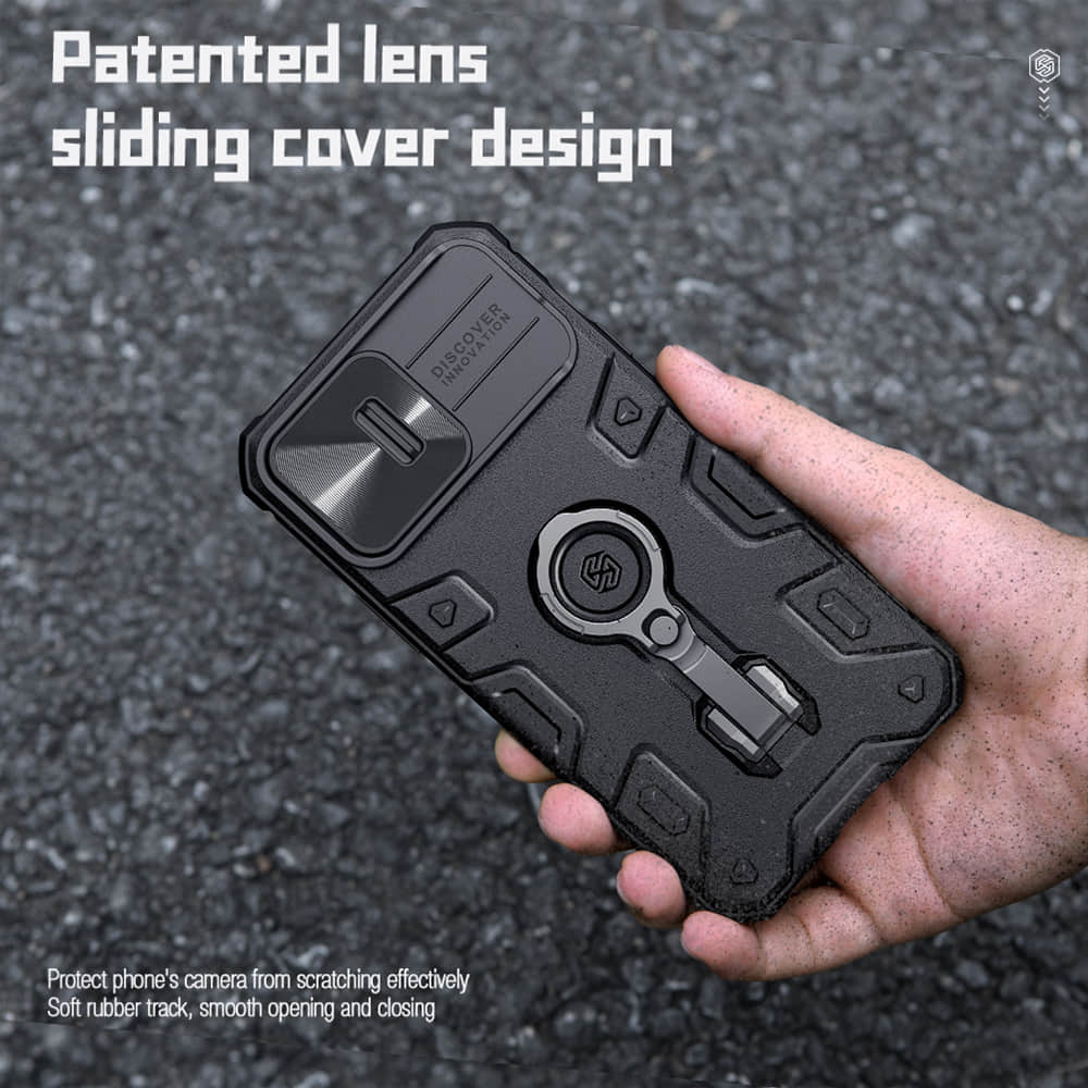 Casekis Camera Shield Armor Magnetic Phone Case Green
