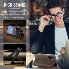 Load image into Gallery viewer, Casekis Retro Wallet Case for Galaxy A54 5G