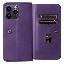 画像をギャラリービューアに読み込む, Casekis Large Capacity Cardholder Phone Case Purple