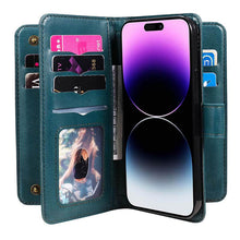Muat gambar ke penampil Galeri, Casekis Large Capacity Cardholder Phone Case Dark Green