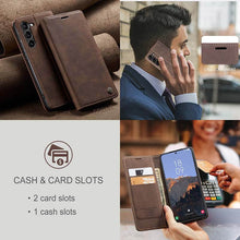 Load image into Gallery viewer, Casekis Retro Wallet Case For Galaxy S23 5G