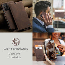 Muat gambar ke penampil Galeri, Casekis Retro Wallet Case For Galaxy Note 20 Ultra