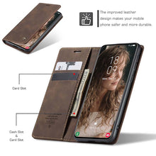 Load image into Gallery viewer, Casekis Retro Wallet Case For Galaxy S21 FE 5G