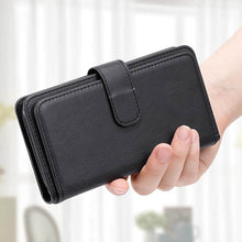 Carica l'immagine nel visualizzatore di Gallery, Casekis Large Capacity Cardholder Phone Case Black