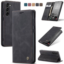 Carica l'immagine nel visualizzatore di Gallery, Casekis Retro Wallet Case For Galaxy S23 Plus 5G