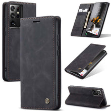 Load image into Gallery viewer, Casekis Retro Wallet Case For Galaxy S21 Ultra 5G