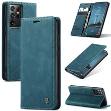 Load image into Gallery viewer, Casekis Retro Wallet Case For Galaxy S21 Ultra 5G