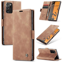 Muat gambar ke penampil Galeri, Casekis Retro Wallet Case For Galaxy Note 20 Ultra