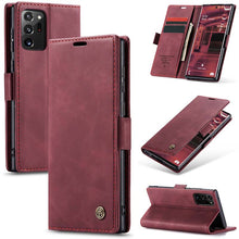 Muat gambar ke penampil Galeri, Casekis Retro Wallet Case For Galaxy Note 20 Ultra