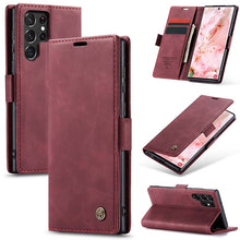 Load image into Gallery viewer, Casekis Retro Wallet Case For Galaxy S22 Ultra 5G