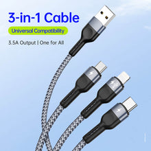 Load image into Gallery viewer, Casekis 3 in 1 Charging Cable
