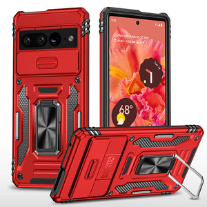 Casekis Sliding Camera Cover Anti-Fall Phone Case Red