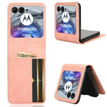 Carica l'immagine nel visualizzatore di Gallery, Casekis Folding Multi-card Leather Case for Moto Razr 50
