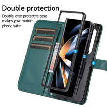 Load image into Gallery viewer, Casekis Crossbody Cardholder Phone Case For Galaxy Z Fold 4 Green
