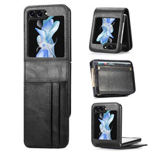 Load image into Gallery viewer, Casekis Folding Multi-card Leather Case for Galaxy Z Flip 5 5G
