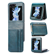 Load image into Gallery viewer, Casekis Folding Multi-card Leather Case for Galaxy Z Flip 5 5G

