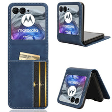 Carica l'immagine nel visualizzatore di Gallery, Casekis Folding Multi-card Leather Case for Moto Razr 50
