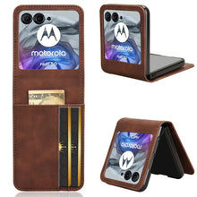 Carica l'immagine nel visualizzatore di Gallery, Casekis Folding Multi-card Leather Case for Moto Razr 50
