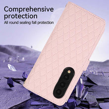 Load image into Gallery viewer, Casekis Crossbody Cardholder Phone Case For Galaxy Z Fold 4 Pink
