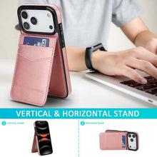 Load image into Gallery viewer, Casekis Bracket Card Slot Phone Case Rose Gold
