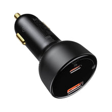 Load image into Gallery viewer, Dual Fast Charger Car Charger 100W Digital Display
