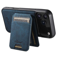 Load image into Gallery viewer, Casekis MagSafe Cardholder Detachable Phone Case Blue
