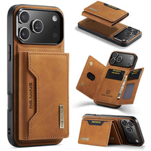 画像をギャラリービューアに読み込む, Casekis Magnetic Wallet Detachable Phone Case Brown
