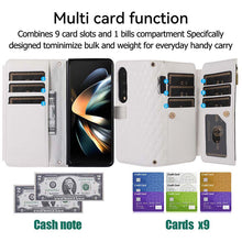 Carregar imagem no visualizador da galeria, Casekis Crossbody Cardholder Phone Case For Galaxy Z Fold 4 White
