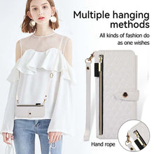 Carregar imagem no visualizador da galeria, Casekis Crossbody Cardholder Phone Case For Galaxy Z Fold 4 White
