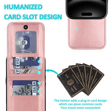 Load image into Gallery viewer, Casekis Bracket Card Slot Phone Case Rose Gold
