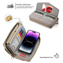 Load image into Gallery viewer, Casekis Multifunction Tote Crossbody Solid Color Phone Bag Gray
