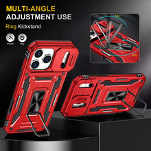 Load image into Gallery viewer, Casekis Sliding Camera Cover Anti-Fall Phone Case Red
