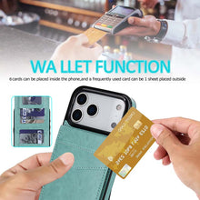 Load image into Gallery viewer, Casekis Bracket Card Slot Phone Case Green
