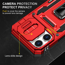 Load image into Gallery viewer, Casekis Sliding Camera Cover Anti-Fall Phone Case Red
