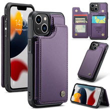 Carica l'immagine nel visualizzatore di Gallery, Casekis RFID Cardholder Wallet Phone Case For iPhone 13
