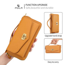 Load image into Gallery viewer, Casekis Multifunction Tote Crossbody Solid Color Phone Bag Orange
