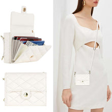 Load image into Gallery viewer, Casekis Crossbody Cardholder Phone Case For Galaxy Z Flip 3 White
