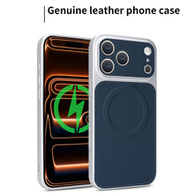 Load image into Gallery viewer, Casekis Magnetic Shockproof Leather Phone Case Dark Blue
