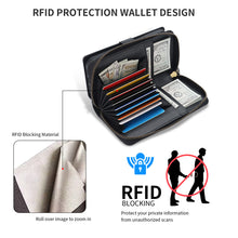 Charger l'image dans la galerie, CASEKIS 2-in-1 Magnetic Detachable Wallet Case with RFID Blocking, 16 Card Slots &amp; Zipper Pocket Black

