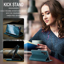 Load image into Gallery viewer, Casekis Retro Wallet Case For Galaxy S23 Ultra 5G
