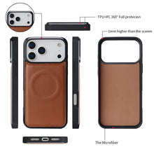 Charger l'image dans la galerie, CASEKIS 2-in-1 Magnetic Detachable Wallet Case with RFID Blocking, 16 Card Slots &amp; Zipper Pocket Brown
