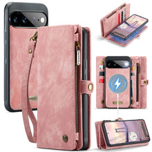 Load image into Gallery viewer, Casekis Wrist Strap Zipper Wallet Phone Case Pink
