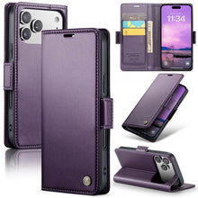 Load image into Gallery viewer, Casekis RFID Cardholder Phone Case Purple
