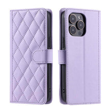 Load image into Gallery viewer, Casekis 3 Card Leather Crossbody Wallet Phone Case Purple
