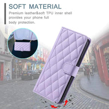 Load image into Gallery viewer, Casekis 3 Card Leather Crossbody Wallet Phone Case Purple
